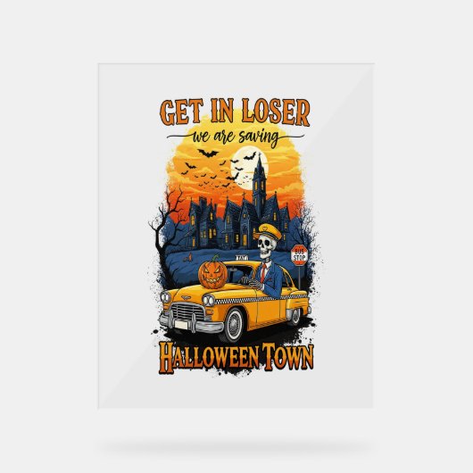  Halloween Spook Show Acryl Bord (Voorkant)