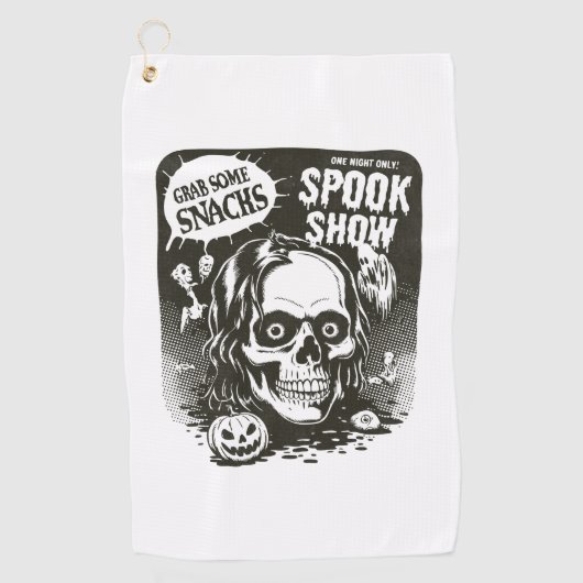  Halloween Spook Show Golfhanddoek (Voorkant)