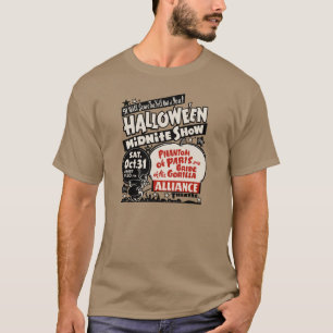 Halloween Spook Show Poster 1950 T-shirt