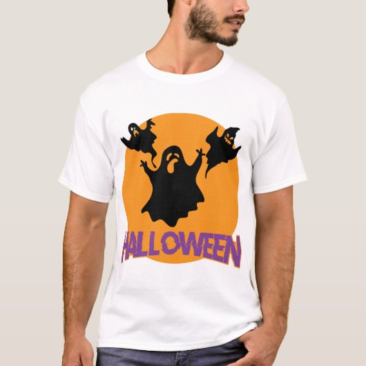 Halloween spook t-shirt (Voorkant)