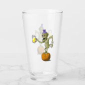 Halloween Spook Toasts Glas (Achterkant)
