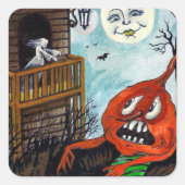  Halloween spook Vakantie maan sticker (Voorkant)
