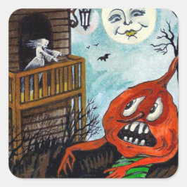  Halloween spook Vakantie maan sticker
