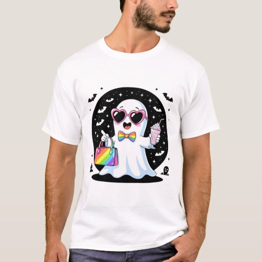 Halloween spookachtig mode spookshirt t-shirt (Voorkant)