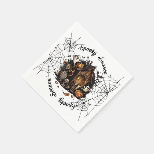 Halloween 👻 spookachtig seizoen 💀 Servetten 🍽️ (Hoek)
