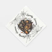 Halloween 👻 spookachtig seizoen 💀 Servetten 🍽️ (Hoek)