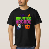 Halloween spookachtige arcade kleding unisex Schat T-shirt (Voorkant)