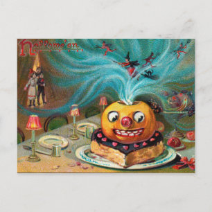  Halloween spookachtige pompoen briefkaart