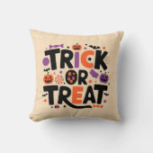Halloween - spookfeestjes kussen (Voorkant)