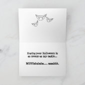 Halloween Spookfest Folded Wenskaart Kaart (Binnen)