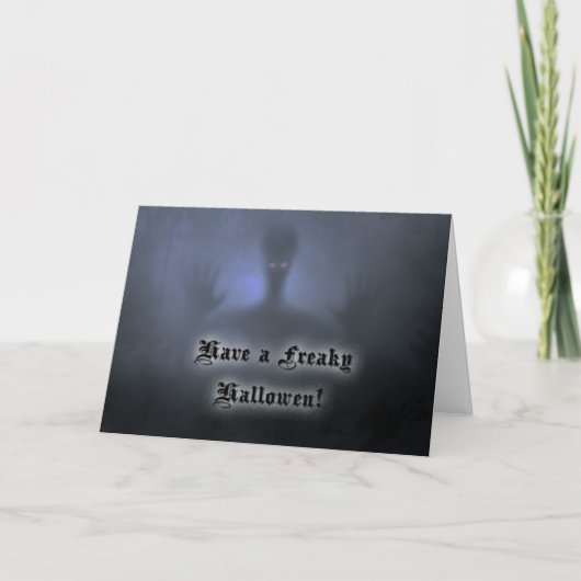 Halloween Spookfest Vouwbare Wenskaart Kaart (Voorkant)