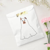 Halloween spookhond griezelig schattig bedankzakje (Gezegeld)