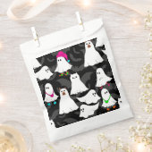 Halloween spookhond kat zwart bedankzakje (Geknipt)