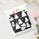 Halloween spookhond kat zwart bedankzakje (Gezegeld)