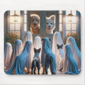 Halloween spookhonden muismat (Voorkant)