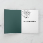 Halloween spookhuis met Jack-o-lantaarns Kaart (Binnen)