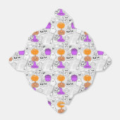 Halloween spookiness patroon 01 L Grijs BG Bedankdoosjes (Uitgevouwen)