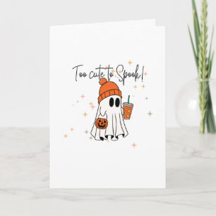 Halloween-spookkaart, Te schattig om bang van te z Kaart