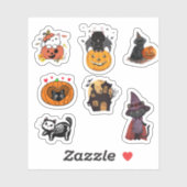 Halloween spookkat sticker (Vel)