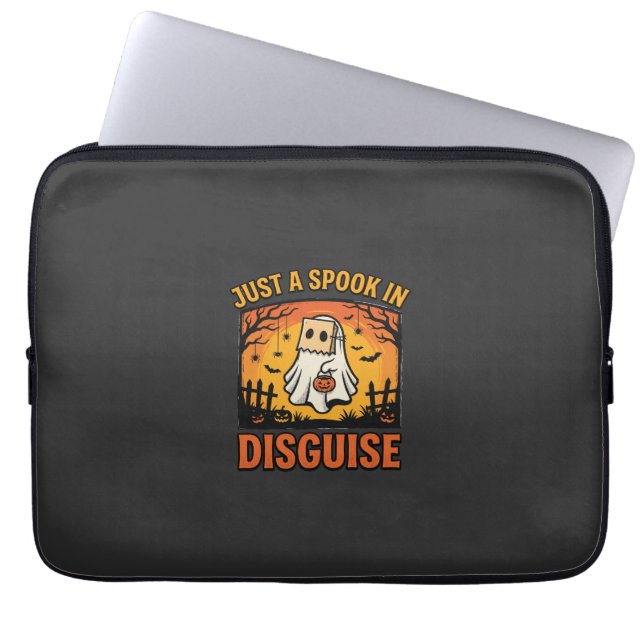 Halloween spookkostuum laptop sleeve (Voorkant)