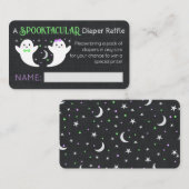 Halloween spookluier loterij informatiekaartje (Voorkant / Achterkant)