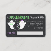 Halloween spookluier loterij informatiekaartje (Voorkant)