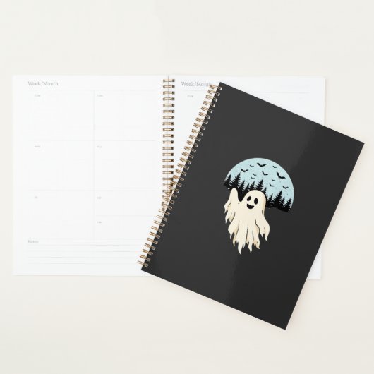 Halloween Spookmaan Bos Ontwerp_1 Planner (Display)
