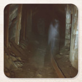 Halloween - spookmijn 1 kartonnen onderzetters (Voorkant)