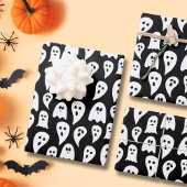 Halloween spookpatroon inpakpapier vel