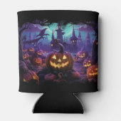 Halloween - Spookpompoenen Blikjeskoeler (Achterkant)