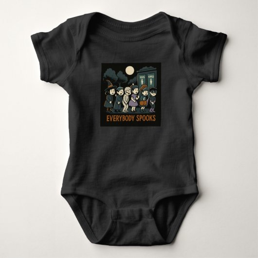 Halloween Spooks Baby Romper (Voorkant)
