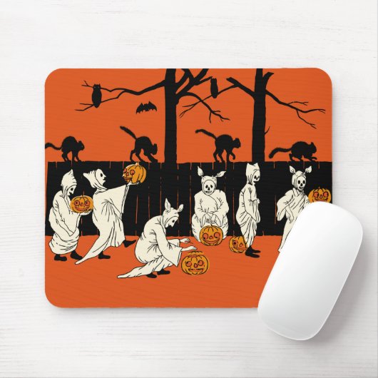 Halloween "Spooks on Parade" Mousepad Muismat (Met muis)