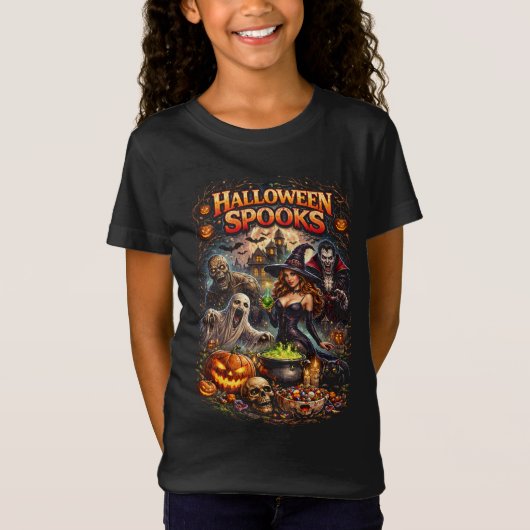 Halloween Spooks T-shirt (Voorkant)