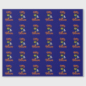 Halloween Spooks Wrapping Paper Cadeaupapier (Vlak)