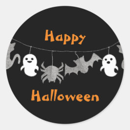 Halloween-spookslinger Ronde Sticker