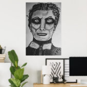 HALLOWEEN SPOOKT HUIS RESIDENT GHOST POSTER (Thuiskantoor)