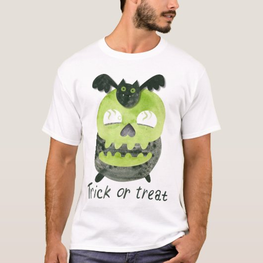 Halloween spookt plezier voor alle leeftijden. t-shirt (Voorkant)