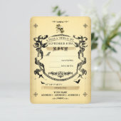 Halloween ~ Spooktacular1 — Reply Card/RSVP RSVP Kaartje (Staand voorkant)