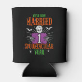 Halloween Spooktacular 1st Wedding Jubileum Blikjeskoeler (Achterkant)