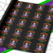 Halloween Spooktacular 31st bruiloft Jubileum Cadeaupapier
