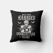 Halloween Spooktacular 45ste huwelijksverjaardag Kussen (Achterkant)
