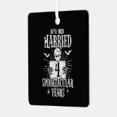 Halloween Spooktacular 4th Wedding Jubileum Metalen Ornament (Voorkant links)