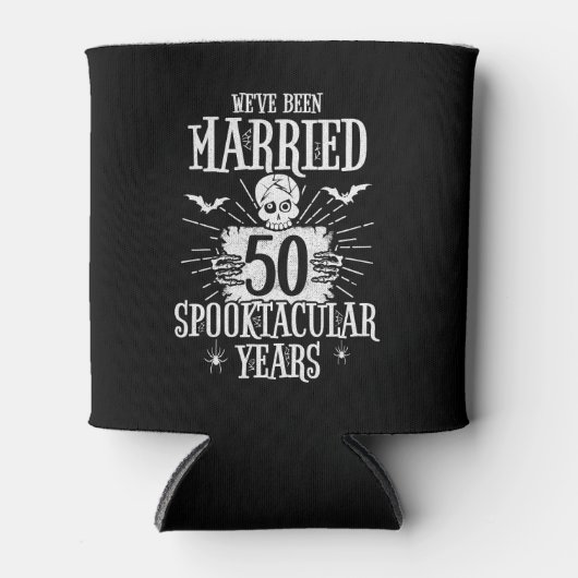 Halloween Spooktacular 50th Wedding Jubileum Blikjeskoeler (Voorkant)