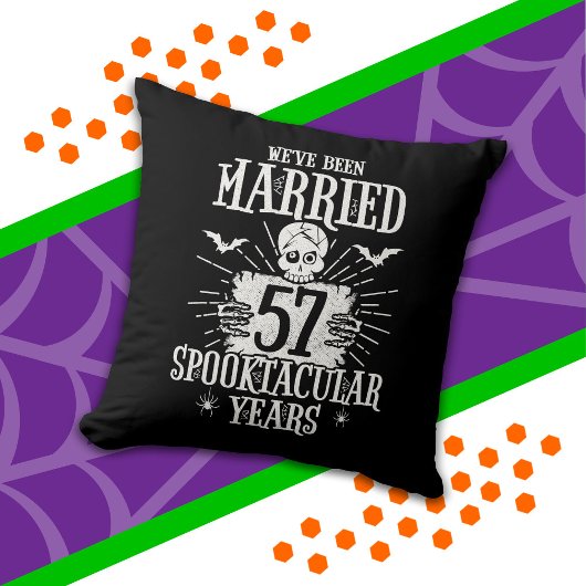 Halloween Spooktacular 57e trouwdagjubileum Kussen
