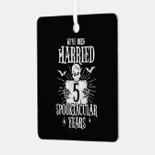 Halloween Spooktacular 5th Wedding Jubileum Metalen Ornament (Voorkant links)