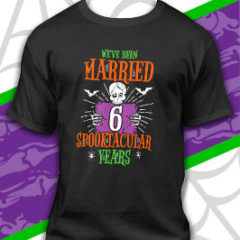 Halloween Spooktacular 6th Wedding Jubileum T-shirt