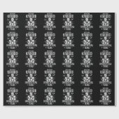 Halloween Spooktacular 75th Wedding Jubileum Cadeaupapier (Vlak)