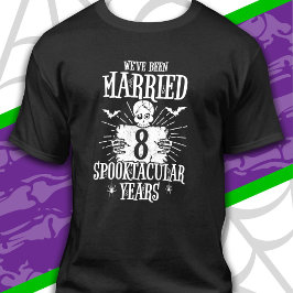 Halloween Spooktacular 8e huwelijksverjaardag T-shirt