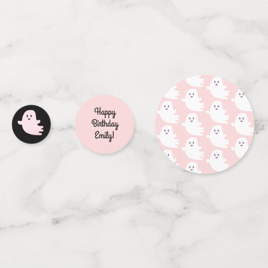 Halloween Spooktacular Birthday Confetti (Achterkanten)