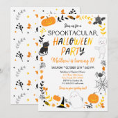 Halloween Spooktacular Birthday Kaart (Voorkant / Achterkant)